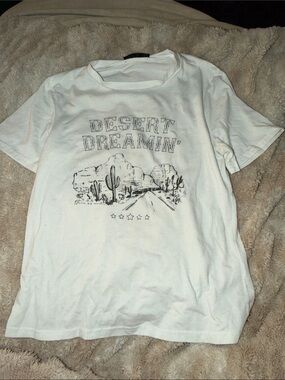 Desert Dreamin' Graphic Tee - White